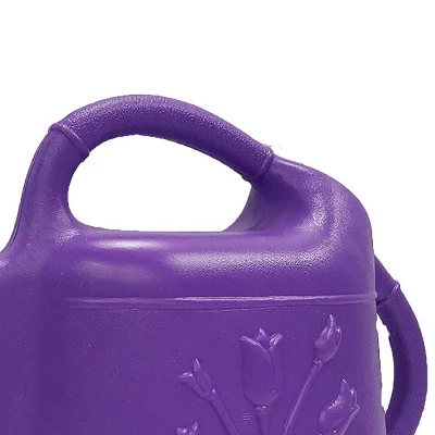 Union Products 63071 2 Gallon Plastic Indoor/Outdoor Watering Can W/ Tulip Design For Garden, Potted Plants, & Patio Pots, Purple (2 Pack) 5 Union Products 63071 2 Gallon Plastic Indoor/Outdoor Watering Can W/ Tulip Design For Garden, Potted Plants, & Patio Pots, Purple (2 Pack) - Image 3