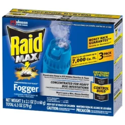 Raid Max Concentrated Deep Reach Fogger - 2.1oz/3cans -Sunnydaze Store GUEST 03c767a4 4059 44dc a21f acc7f84b3364