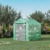 Outsunny 8' X 6' X 7' Walk-in Greenhouse, 18 Shelf Hot House, Roll Up Zipper Door, UV Protective For Flowers, Herbs, Vegetables, Green 2 Outsunny 8' X 6' X 7' Walk-in Greenhouse, 18 Shelf Hot House, Roll Up Zipper Door, UV Protective For Flowers, Herbs, Vegetables, Green -Sunnydaze Store GUEST 04bec2c1 4ac6 4855 ac1d fd1b948789cb