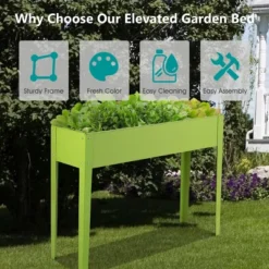 Costway 40''x12'' Outdoor Elevated Garden Plant Stand Raised Tall Flower Bed 12 Costway 40''x12'' Outdoor Elevated Garden Plant Stand Raised Tall Flower Bed -Sunnydaze Store GUEST 054b8c9b d629 438e 9bdd 4e78d713a1ad