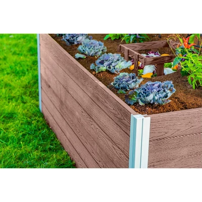 Vita Urbana 60"x36" Keyhole Rectangular Garden Bed Espresso 8 Vita Urbana 60"x36" Keyhole Rectangular Garden Bed Espresso - Image 6
