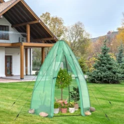 Costway 5.5'x 5.5'x 6' Portable Mini Garden Greenhouse With Window & Roll-up Zippered Door 14 Costway 5.5'x 5.5'x 6' Portable Mini Garden Greenhouse With Window & Roll-up Zippered Door -Sunnydaze Store GUEST 08ecd5a1 d585 406b b1b9 e496274226ab