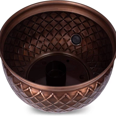 BirdRock Home Decorative Water Hose Pot - Copper - Drainage Hole - Group 6 BirdRock Home Decorative Water Hose Pot - Copper - Drainage Hole - Group - Image 4