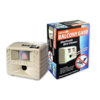 2pk Balcony Gard Silent Bird Repeller - Bird-X 3 2pk Balcony Gard Silent Bird Repeller - Bird-X - Image 2