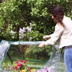 Sunnydaze Decor Sunnydaze Mini Greenhouse With 2 Zippered Side Doors - Clear -Sunnydaze Store GUEST 12e14fd0 697c 4b9e a039 fe38c6f55bec