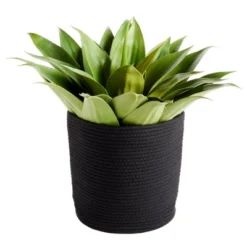 Juvale 2 Pack Decorative Woven Planter Basket With Plastic Liner For Outdoor, Indoor, Floor, Plants, Storage, Black, 10 X 11 In 14 Juvale 2 Pack Decorative Woven Planter Basket With Plastic Liner For Outdoor, Indoor, Floor, Plants, Storage, Black, 10 X 11 In -Sunnydaze Store GUEST 135376bc b396 478e 9d50 b4e873e15501
