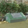 Outsunny 71" X 55" X 32" Mini Tunnel Greenhouse, Garden Planting Shed, Outdoor Flower Planter Warm House With Zipper Windows And Door, Green -Sunnydaze Store GUEST 17cb8707 8d65 4c36 9d55 814d33a06707