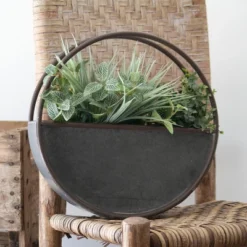 Round Metal Wall Planter - Foreside Home & Garden 12 Round Metal Wall Planter - Foreside Home & Garden -Sunnydaze Store GUEST 1db0b45f e62f 47e2 aa4f 246e8c5148ed