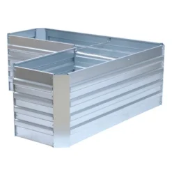 LuxenHome L-Shaped Galvanized Metal Raised Garden Bed 28 LuxenHome L-Shaped Galvanized Metal Raised Garden Bed -Sunnydaze Store GUEST 1f80ec03 07b2 4568 a598 5f384634bf33