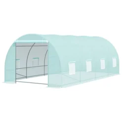 Outsunny 20' X 10' X 7' Walk-In Tunnel Greenhouse Garden Warm House Large Hot House Kit With 8 Roll-up Windows & Roll Up Door, Steel Frame 13 Outsunny 20' X 10' X 7' Walk-In Tunnel Greenhouse Garden Warm House Large Hot House Kit With 8 Roll-up Windows & Roll Up Door, Steel Frame -Sunnydaze Store GUEST 22aa79e2 cbfe 4b91 91d3 23ef7e6b9ddb