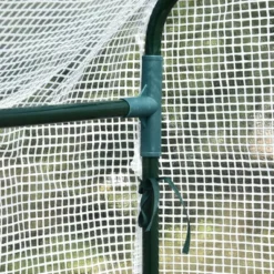 Outsunny 47.25" X 73.25" X 74.25" Walk-in Greenhouse, Outdoor Portable Plant Flower Growing Warm House With Roll-up Door And 4 Shelves, White -Sunnydaze Store GUEST 2800d9ab c4f3 49d2 a08d 76f974f2d45b