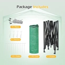 Costway 6'x 8' Portable Walk-in Greenhouse Pop-up Folding Plant Gardening W/Window 19 Costway 6'x 8' Portable Walk-in Greenhouse Pop-up Folding Plant Gardening W/Window -Sunnydaze Store GUEST 2c0712a4 f444 47b1 b18a 69806caa10c2