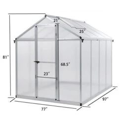 AOODOR Walk-in Greenhouse Polycarbonate Panel Hobby GreenhousesGarden 17 AOODOR Walk-in Greenhouse Polycarbonate Panel Hobby GreenhousesGarden -Sunnydaze Store GUEST 2e833417 ba26 439f 9735 64e8d651ad0c