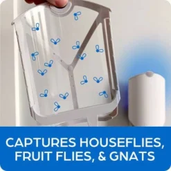 Zevo Indoor Flying Insect Trap Starter Kit For Fruit Flies, Gnats, And House Flies - 4ct -Sunnydaze Store GUEST 30928a34 7f47 420f bc44 425672a43d7f