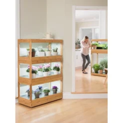 Bamboo LED Grow Light Garden For Succulents And Seeds - Gardener's Supply Company -Sunnydaze Store GUEST 3615528e a3d5 4d14 9c8d 5b48fbb97b03