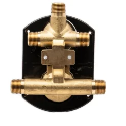 Wood Grip | Integrated Diverter Rough-in Valve For Delta R22000 With Stop (WS)