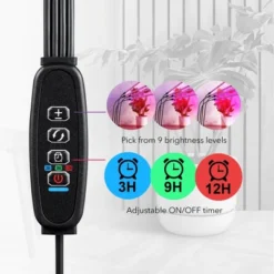 Dartwood LED Grow Lights For Indoor Plants With Red Blue Spectrum - Plant Grow Light With 9 Brightness Levels, Auto On Off Function -Sunnydaze Store GUEST 46b7ca1d 995c 4a88 9f00 25fa1b2cc528 1