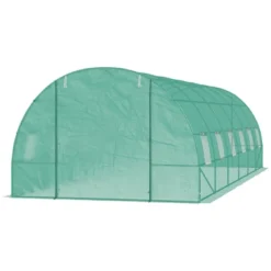 Outsunny 26' X 10' X 7' Outdoor Walk-In Tunnel Greenhouse With Roll-up Windows & Zippered Door, Steel Frame, & PE Cover 10 Outsunny 26' X 10' X 7' Outdoor Walk-In Tunnel Greenhouse With Roll-up Windows & Zippered Door, Steel Frame, & PE Cover -Sunnydaze Store GUEST 51cdfde4 e8b5 494d bf2c 7dbd9ccb6b81