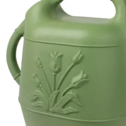 Union Products 63066 2 Gallon Plastic Indoor/Outdoor Watering Can W/ Tulip Design For Garden, Potted Plants, & Patio Pots, Sage Green Color, 2 Pack -Sunnydaze Store GUEST 5250b1f2 929e 4c93 90d2 247fe6df5065