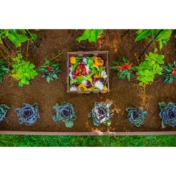 Vita Urbana 60"x36" Keyhole Rectangular Garden Bed Espresso