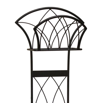 Liberty Garden LBG116 Steel Decorative Garden Hose Stand With Gothic Design For Backyard, Garden, Or Home In Patina Brown 3 Liberty Garden LBG116 Steel Decorative Garden Hose Stand With Gothic Design For Backyard, Garden, Or Home In Patina Brown