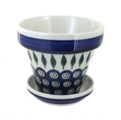 Blue Rose Polish Pottery 890-893 Zaklady Small Flower Pot -Sunnydaze Store GUEST 5781f8b5 74c8 4b45 ac4c 902886705c10