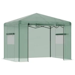 OutsunnyPortable Pop-up Walk-in Greenhouse With Roll-up Door -Sunnydaze Store GUEST 5bc8b24a c977 4eba 9218 c086e7a20b73