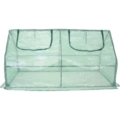 Sunnydaze Decor Sunnydaze Outdoor Portable Plant Shelter Mini Greenhouse With Double Zipper Doors And Cover - Green -Sunnydaze Store GUEST 60efa126 06a9 4cee 9657 e9c671361fdb