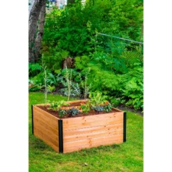 Vita 48"x48" Mezza Keyhole Square Garden Bed Planter -Sunnydaze Store GUEST 64cd697b d243 4334 ba7e 7da1511ceb74