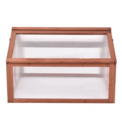 Costway Double Box Garden Wooden Green House Cold Frame Raised Plants Bed Protection 13 Costway Double Box Garden Wooden Green House Cold Frame Raised Plants Bed Protection -Sunnydaze Store GUEST 6557af91 a7bc 476b 8144 13bca87c138f