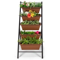 Costway 5-tier Vertical Garden Planter Box Elevated Raised Bed W/5 Container -Sunnydaze Store GUEST 66346e2b 308b 4b61 bee5 9f3052ec7caf