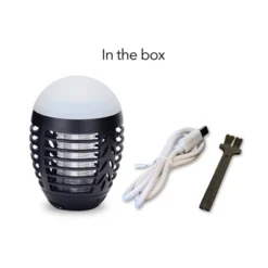 Dartwood Outdoor Bug Zapper - Waterproof, USB Rechargeable And Battery Powered Mosquito Killer, Insect Trap And Fly Swatter -Sunnydaze Store GUEST 675ba7a4 3bc2 4a9c 972a 62eeb9ee1b61 1