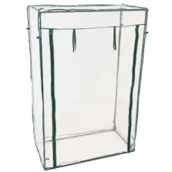 Sunnydaze Decor Sunnydaze Outdoor Deluxe Portable Large Potted Plant And Starter Tomato Plant Greenhouse With Roll-Up Door - Clear -Sunnydaze Store GUEST 6fc29b3f 2efd 49aa ac55 578b5fa47e8c