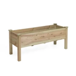 LuxenHome 20.1" H Unfinished Fir Wood Raised Garden Bed Planter 10 LuxenHome 20.1" H Unfinished Fir Wood Raised Garden Bed Planter -Sunnydaze Store GUEST 751509c3 d53e 4ea5 8f20 f9b379c0028f