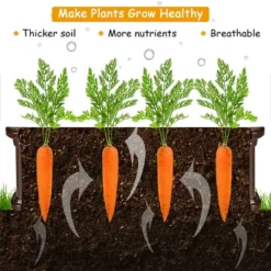 Costway 2 Pcs 48.5'' Raised Garden Bed Square Plant Box Planter Flower Vegetable White -Sunnydaze Store GUEST 75cb6682 8ef3 453f b06d 065578649ea6