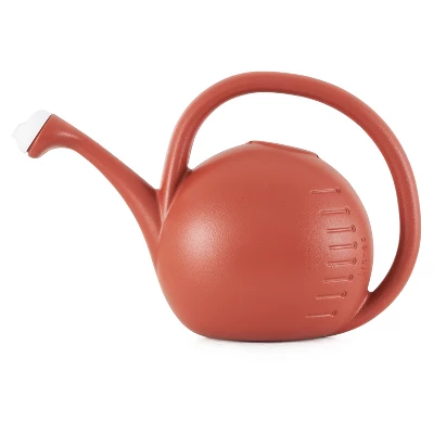 HC Companies 2 Gallon Premium Large Mouth Garden Plant Watering Can With Rosette, Water Indicator Level, And Ergonomic Handle (Terracotta)) 6 HC Companies 2 Gallon Premium Large Mouth Garden Plant Watering Can With Rosette, Water Indicator Level, And Ergonomic Handle (Terracotta)) - Image 4