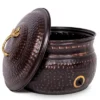 BirdRock Home Decorative Water Hose Pot With Lid - Distressed Bronze - 100 Ft Hose -Sunnydaze Store GUEST 760491f6 36a7 493d 9a55 0e2f99cfb826