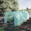 Outsunny 20' X 10' X 7' Walk-In Tunnel Greenhouse Garden Warm House Large Hot House Kit With 8 Roll-up Windows & Roll Up Door, Steel Frame -Sunnydaze Store GUEST 761ad413 a64e 463c bfe1 1b6965bb525e