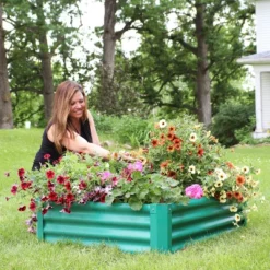 Sunnydaze Decor Sunnydaze Raised Powder-Coated Steel Rectangle Garden Bed Kit For Plants, Flowers, Herbs And Vegetables - 47" Wide X 11" Deep 13 Sunnydaze Decor Sunnydaze Raised Powder-Coated Steel Rectangle Garden Bed Kit For Plants, Flowers, Herbs And Vegetables - 47" Wide X 11" Deep -Sunnydaze Store GUEST 7697e4c0 3f67 4b30 96a7 e50b18c13559