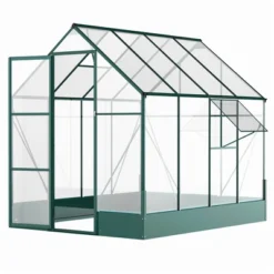 Outsunny Walk-in Plant Polycarbonate Greenhouse With Temperature Controlled Window Hobby Greenhouse For Backyard/Outdoor -Sunnydaze Store GUEST 78423192 ccca 4cbd 9539 b5a13d8cfcd3