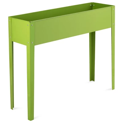 Costway 40''x12'' Outdoor Elevated Garden Plant Stand Raised Tall Flower Bed 9 Costway 40''x12'' Outdoor Elevated Garden Plant Stand Raised Tall Flower Bed - Image 7