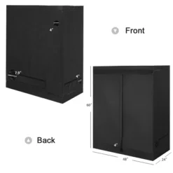 48''x24''x60'' Mylar Indoor Grow Tent Room Reflective Hydroponic Garden Growing