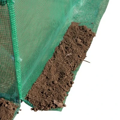 Outsunny Walk-in Tunnel Greenhouse With High-Quality Transparent PE Cover, Zipper Doors, & Windows Green 7 Outsunny Walk-in Tunnel Greenhouse With High-Quality Transparent PE Cover, Zipper Doors, & Windows Green - Image 5