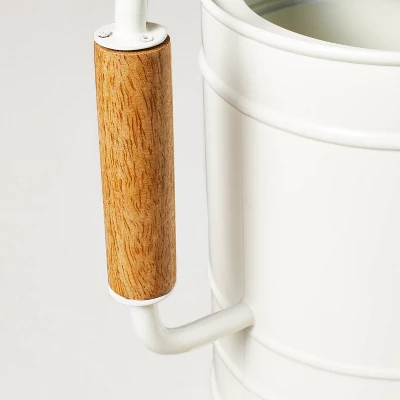 2.88L Painted Metal Watering Can Cream - Hearth & Hand™ With Magnolia 4 2.88L Painted Metal Watering Can Cream - Hearth & Hand™ With Magnolia - Image 2