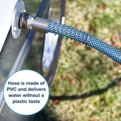 Camco TastePURE No-Kink Heavy-Duty PVC 25' Premium Reinforced Outdoor Drinking Water Hose For Camping, RVs, Boats, And Gardening, Blue 9 Camco TastePURE No-Kink Heavy-Duty PVC 25' Premium Reinforced Outdoor Drinking Water Hose For Camping, RVs, Boats, And Gardening, Blue -Sunnydaze Store GUEST 8e4409df 0b76 4e34 abb4 178e75fe9ec2
