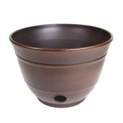 Liberty Garden Banded High Density Resin Hose Holder Pot With Drainage -Sunnydaze Store GUEST 8f5a0d34 7c44 42bc 8782 a520a92e9da3