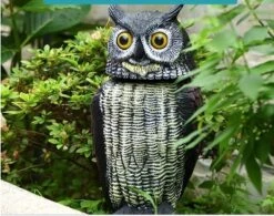 BIRD BLINDER Plastic Rotating Head Owl Decoy -Sunnydaze Store GUEST 8ff39af0 f36c 4ba3 91fd 608cf3d9f54f
