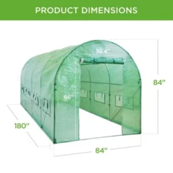 Best Choice Products 15x7x7ft Walk-In Greenhouse Tunnel, Garden Accessory Tent W/ 8 Roll-Up Windows, Zippered Door 11 Best Choice Products 15x7x7ft Walk-In Greenhouse Tunnel, Garden Accessory Tent W/ 8 Roll-Up Windows, Zippered Door -Sunnydaze Store GUEST 92e25254 069a 417a 837f aecea901354a