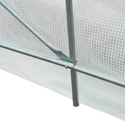 Outsunny 15' X 7' X 7' Walk-In Tunnel Greenhouse, Large Garden Hot House Kit With 6 Roll-up Windows & Roll Up Door, Steel Frame, White -Sunnydaze Store GUEST 9843a3fe 9ddd 4a76 bb93 86c648659b19