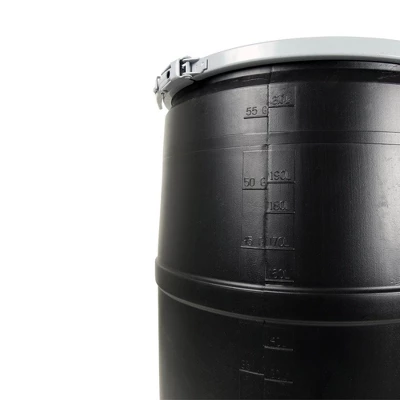 Active Aqua DRM58T 55 Gallon Drum Hydroponic Reservoir With Pre-Drilled Solid Locking Lid And Bolt Ring Closure, Black (2 Pack) 6 Active Aqua DRM58T 55 Gallon Drum Hydroponic Reservoir With Pre-Drilled Solid Locking Lid And Bolt Ring Closure, Black (2 Pack) - Image 4